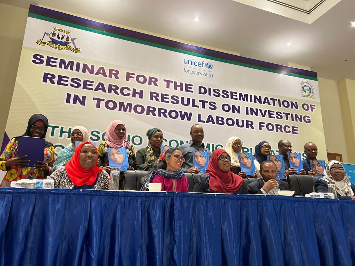 “Investing in Tomorrow’s Labour Force is a timely report. It gives us an opportunity to take stock of where Zanzibar stands today &amp; foster a healthy, well-nourished, well-educated, and empowered future child population ”- <a href="/ShaliniBahuguna/">Shalini Bahuguna</a> speaking at the launch of the report.