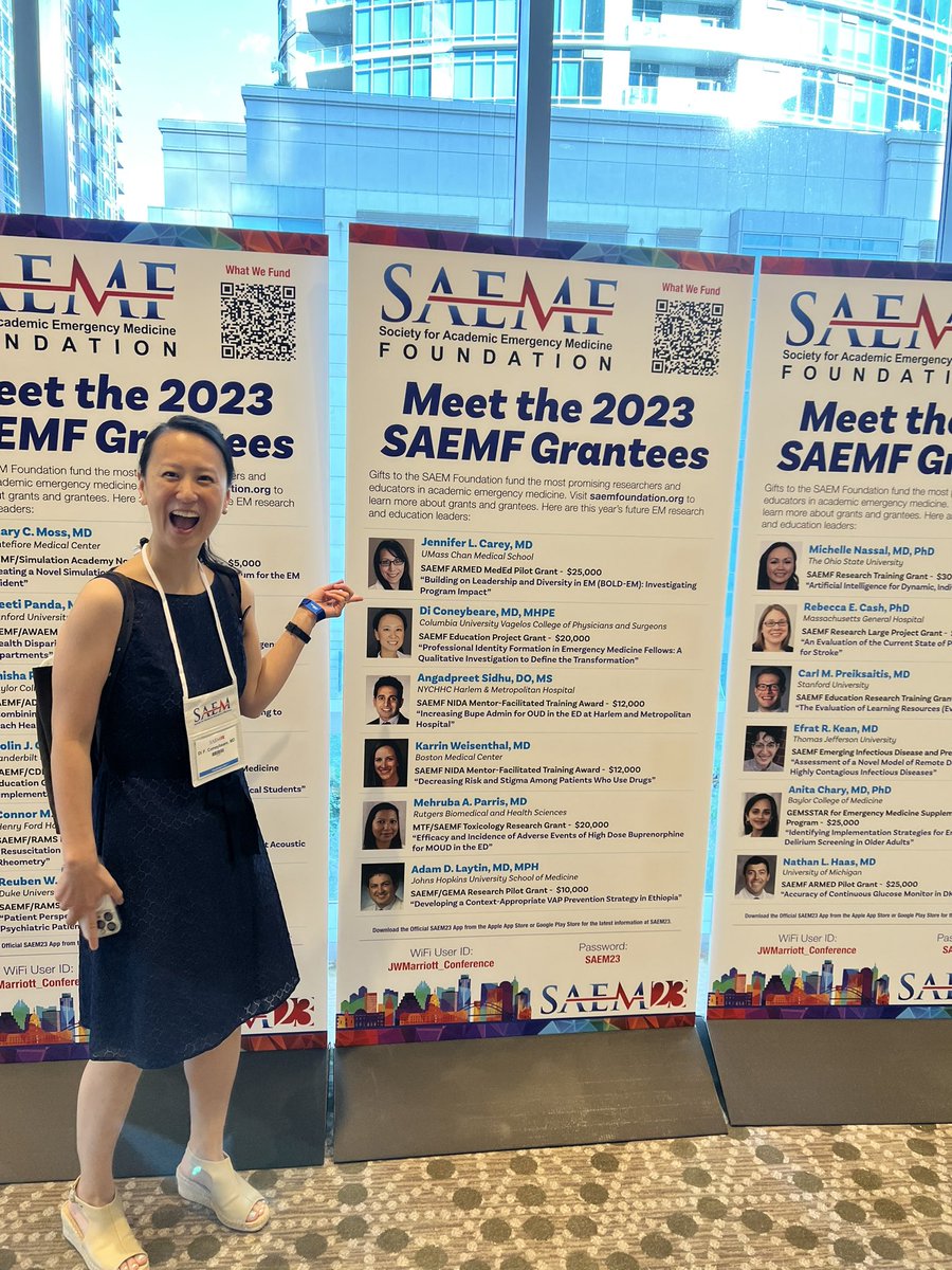 Congratulations to our <a href="/DiConeybeare/">Di Coneybeare</a> on your SAEM Foundations Grant! We are so in awe of you! <a href="/SAEMonline/">SAEM</a> 

Read about what she is working on here: saem.org/detail-pages/a…