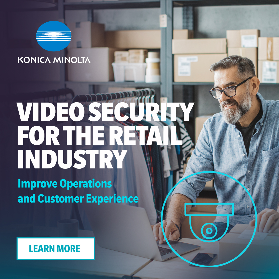 Embracing cutting-edge security #technology in the #retail sector 🏬 is crucial for the future success of the retail industry + your company.

Konica Minolta's #videosecurity solutions improve safety, operational effectiveness, and so much more...

➡️ bit.ly/3BHHcxC
