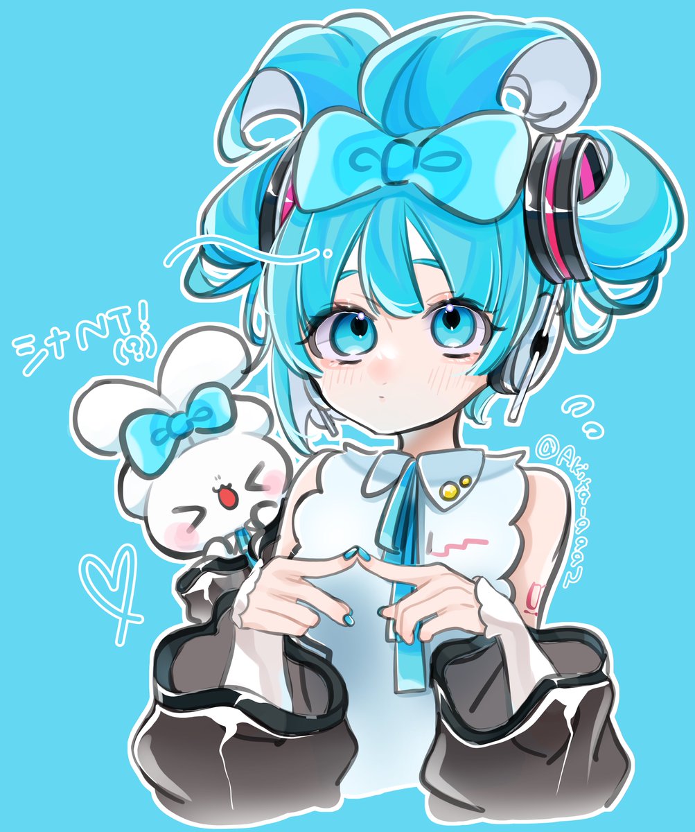 初音ミク「過去に描いたシナミクが可愛いので再掲 #初音ミク」|猫間 ｱｷ🐈🐾のイラスト