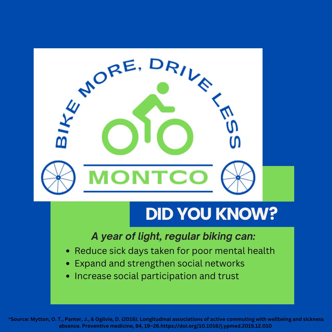 PTMA19454's tweet photo. Check out how a quick bike ride can help you in many ways.
#BikeMoreDriveLess #BikeMonth #BenefitsOfBiking
@GVFTMA @BikeLeague @bikeandsol @SCUBikeClub @DVRPC @MontcoPA @MontCoPlanning @bcgp https://t.co/cMto0lPmmS