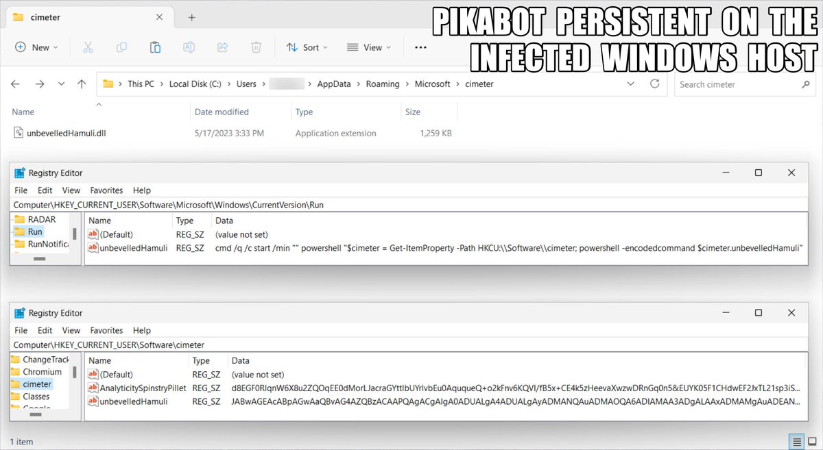 2023-05-17 (Wednesday): Today, this week's BB28 #Qakbot-style distribution chain pushed #Pikabot instead of Qakbot. Followed up with #CobaltStrike using #DNSTunneling. We later saw additional Cobalt Strike traffic over HTTPS. List of IOCs available at bit.ly/41OOKt2