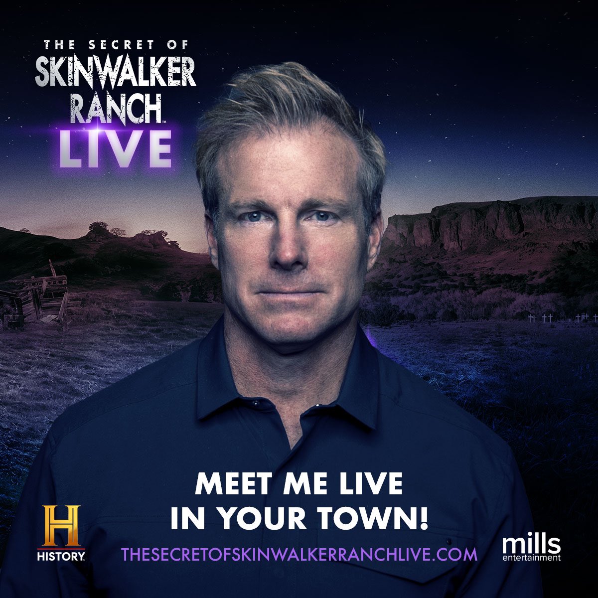Would you like to be able to meet us one-on-one? The make sure you get your VIP tickets for The Secret of Skinwalker Ranch Live Tour. thesecretofskinwalkerranchlive.com