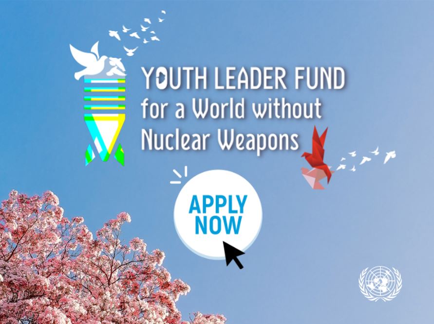 📢 Calling all youth!

The world needs young leaders to create a world without nuclear weapons.

If you are aged 18-29, apply for the "Youth Leader Fund for a World Without Nuclear Weapons" #YLF training programme and become a changemaker.

▶️disarmamenteducation.org/ylf
