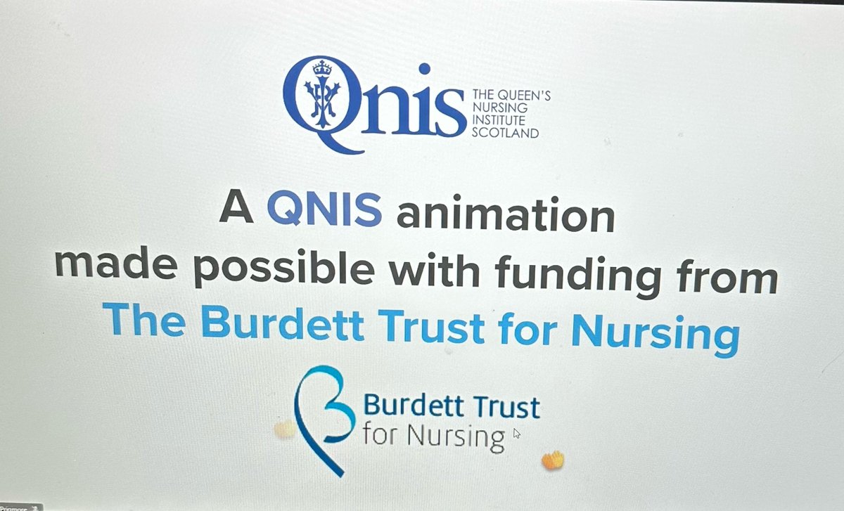 We were pleased to join the @QNIS launch of the #BurdettSupported THINK COULD animation today! The animation was extremely informative and it was great to see the enthusiasm of the other participants to share the animation within their networks. #Nursing