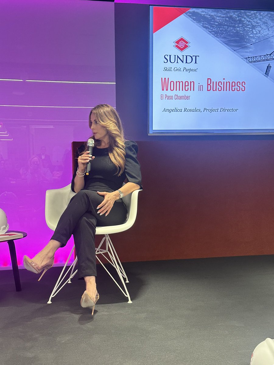thatadchic's tweet photo. Our dear friend, business woman, and all around badass Angie Rosales, with @Sundt joined a group of women business leaders to talk about her journey - including becoming a leader in the construction industry. https://t.co/JErNgogUh0