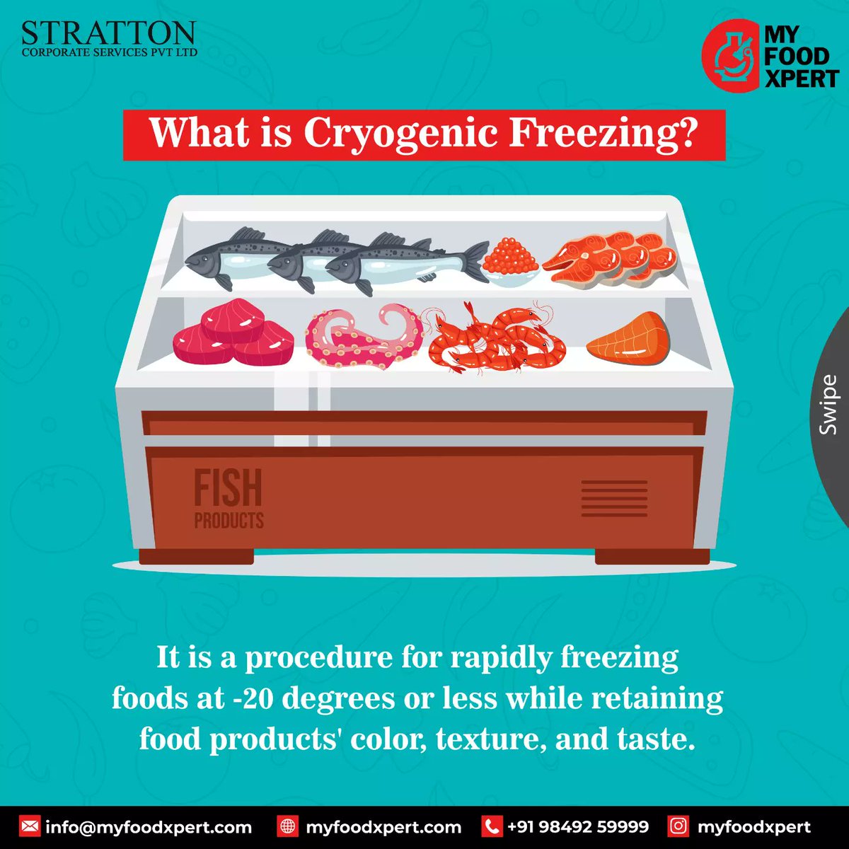 food_stratton's tweet photo. Don't settle for subpar quality anymore! Learn about the cutting-edge cryogenic freezing technology that can help your food business with My Food Xpert now!
#cryogenicfreezing
#foodstorage https://t.co/MCTbwtQjAt