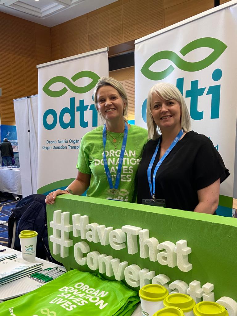 The 2 Eimears on the ground at ODTI College of Anesthetists Annual Congress #havethatconversation