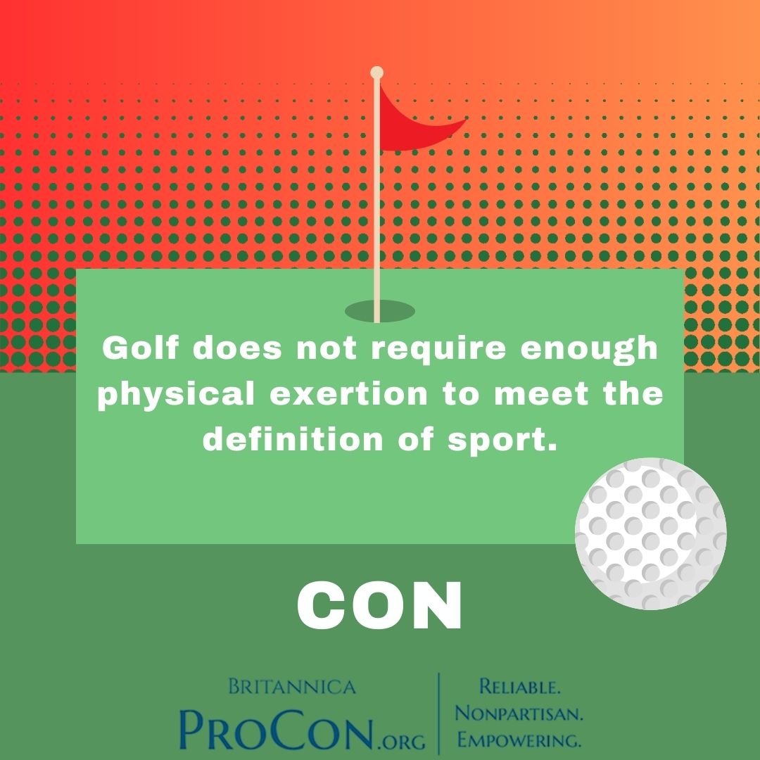 Merriamster on Twitter "Do you define golf as a sport?"