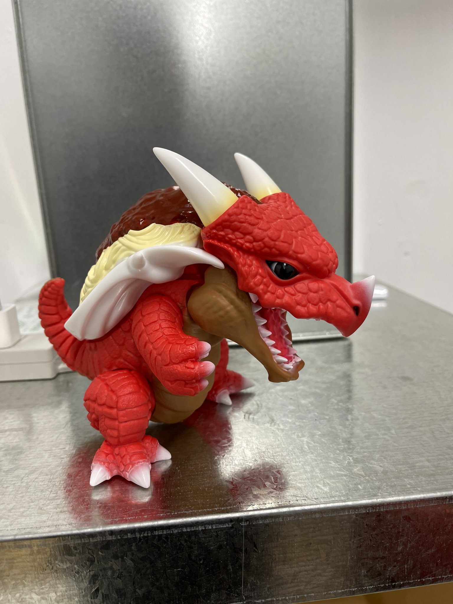 カレー大怪獣 カレゴン ソフビ 小林康之 メタリック Yasuyuki Kobayashi『咖喱大怪獣 カレゴン』の人気カラーが再