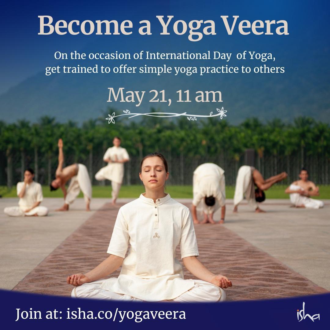 I am a Yoga Veera. Are you?
#YogaVeera