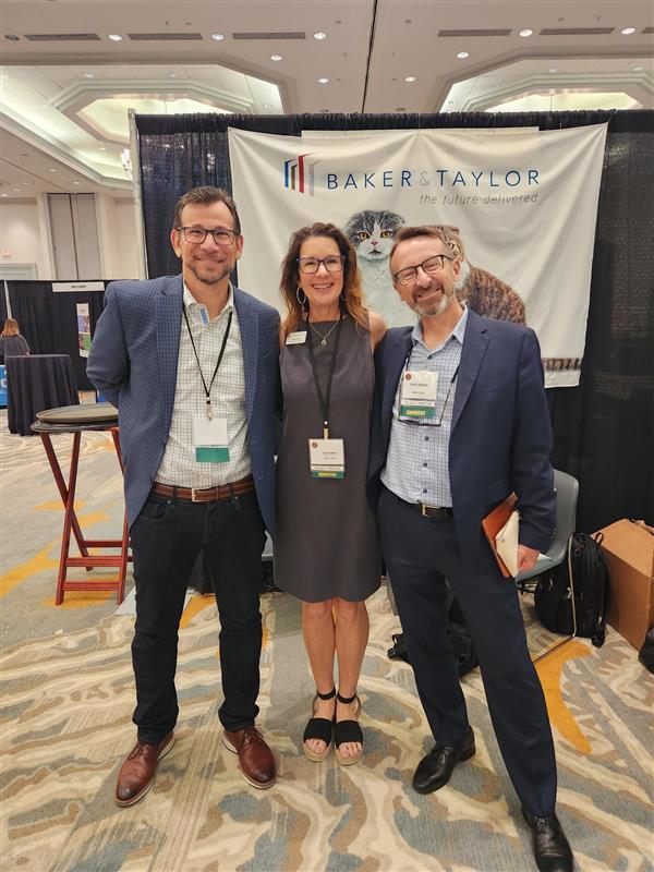 BakerandTaylor's tweet image. We are having a great time at this year&apos;s @TweetFLAlibrary Florida Library Association Conference.  If you are attending the conference, come by and see us today and tomorrow, May 18th and 19th! Can&apos;t wait to see you!  #FLACon23 #FloridaLibraryAssociation