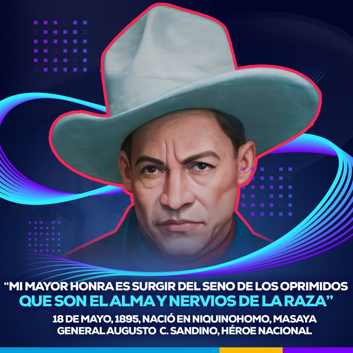 ElizaFitbum's tweet photo. #Nicaragua ll Honor y Gloria a nuestro Héroe Nacional, General "Augusto C. Sandino" 🌷❤⚫
Siempre mas allá 🌞
Conmemoramos con orgullo el 128 Aniversario de su nacimiento ❤⚫
#SandinoLuzYVerdad 
#LeonRevolucion
#MayoVivaSandino https://t.co/idtTBHBAUU