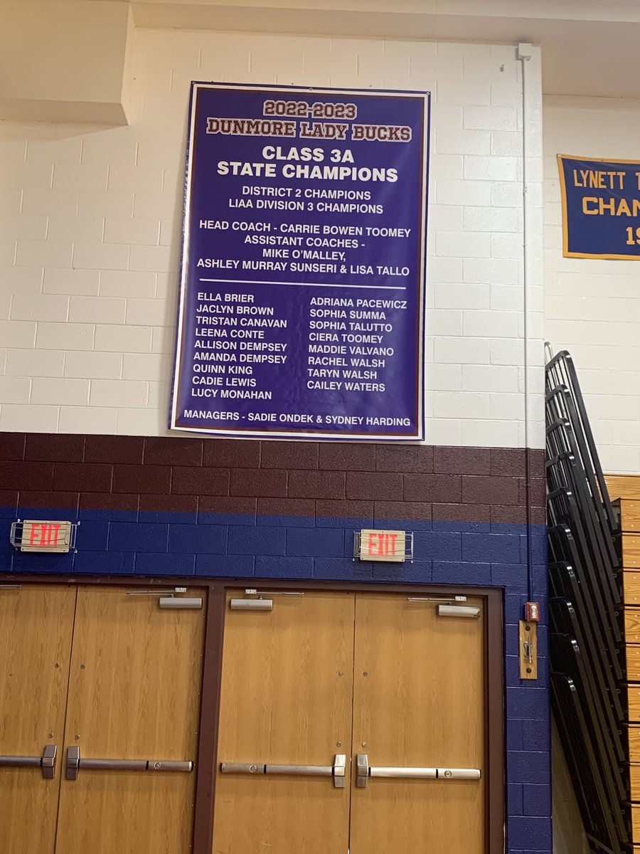 DunmoreBucksAD's tweet photo. Here’s a nice new addition to our gym! Go Lady Bucks 🏀🏀🏀 https://t.co/t1pnwy7Qby