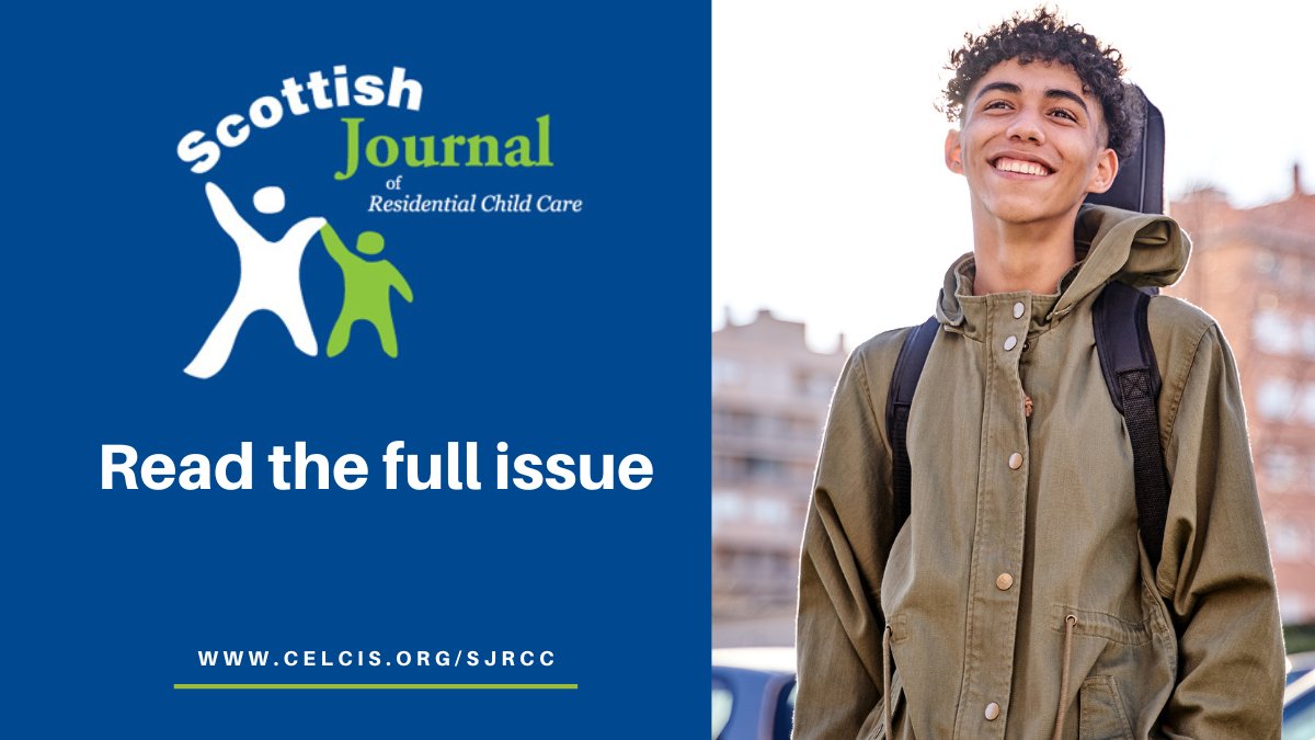 The spring issue of the Scottish Journal of Residential Child Care highlights the experiences, challenges, and opportunities of those working in residential child care. Read it online now: ow.ly/63Yf50Okg5o  #SJRCC