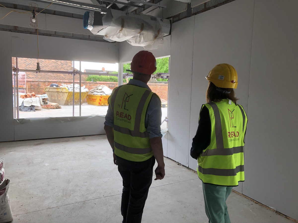 RuskinHigh's tweet photo. Four new classrooms nearing completion now.#readconstruction #teachingandlearning https://t.co/IXd68OMhSd