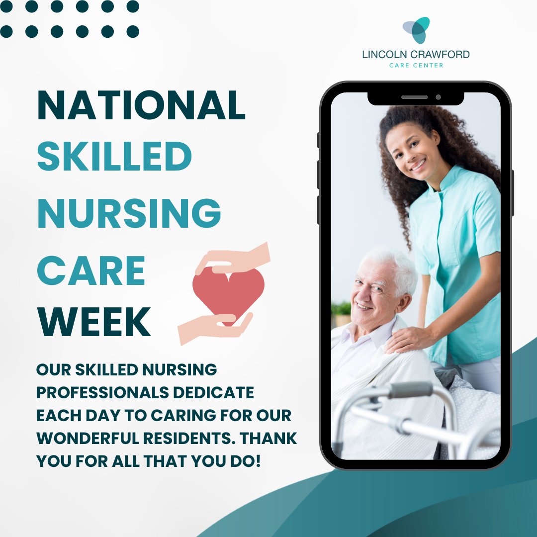 When it comes to providing compassionate care to those in need, no one does it better than skilled nurses. Join us in celebrating and appreciating all that they do every day!
 
#NationalSkilledNursingCareWeek #NursingWeek