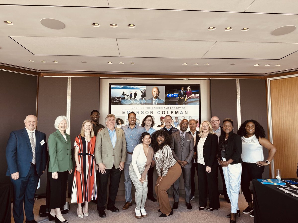 Shannon Coggins (@scoggs206) on Twitter photo Yesterday we kicked off the inaugural <a href="/NABFoundation/">Leadership Foundation</a> Emerson Coleman Fellowship- an incredible program honoring the career and legacy of Emerson. Thanks to all of the sponsors and participants for bringing this program to life. These bright young fellows are off and running! Yesterday we kicked off the inaugural <a href="/NABFoundation/">Leadership Foundation</a> Emerson Coleman Fellowship- an incredible program honoring the career and legacy of Emerson. Thanks to all of the sponsors and participants for bringing this program to life. These bright young fellows are off and running!