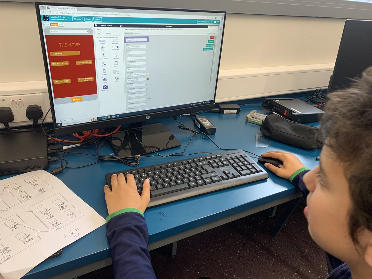 MaidaValeComp's tweet photo. Year 8 developing their app using Applab, they are following their designs and have been so excited and amazed with their work. https://t.co/GOMA5BubAU