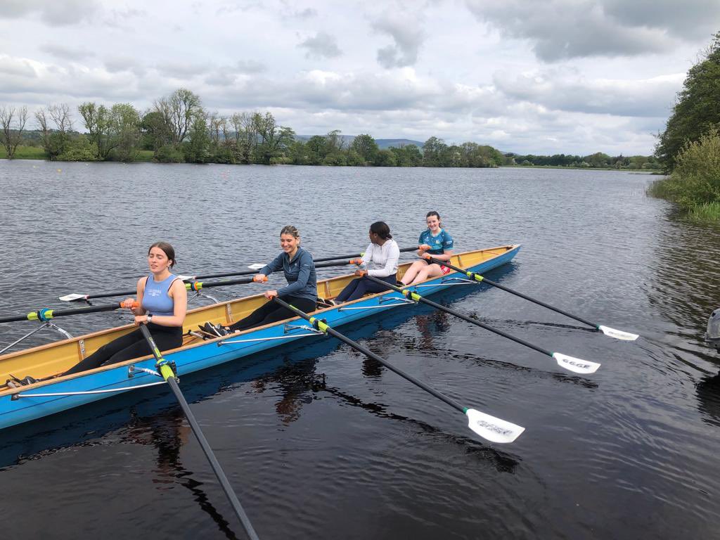 CastletroyC's tweet photo. TY students having an Amazing day with Get Going and Get Rowing at Castleconnell boat club , huge thanks to Amy ,Anouk Lauren and the team #getgoinggetrowing https://t.co/iXJQcfWQKh