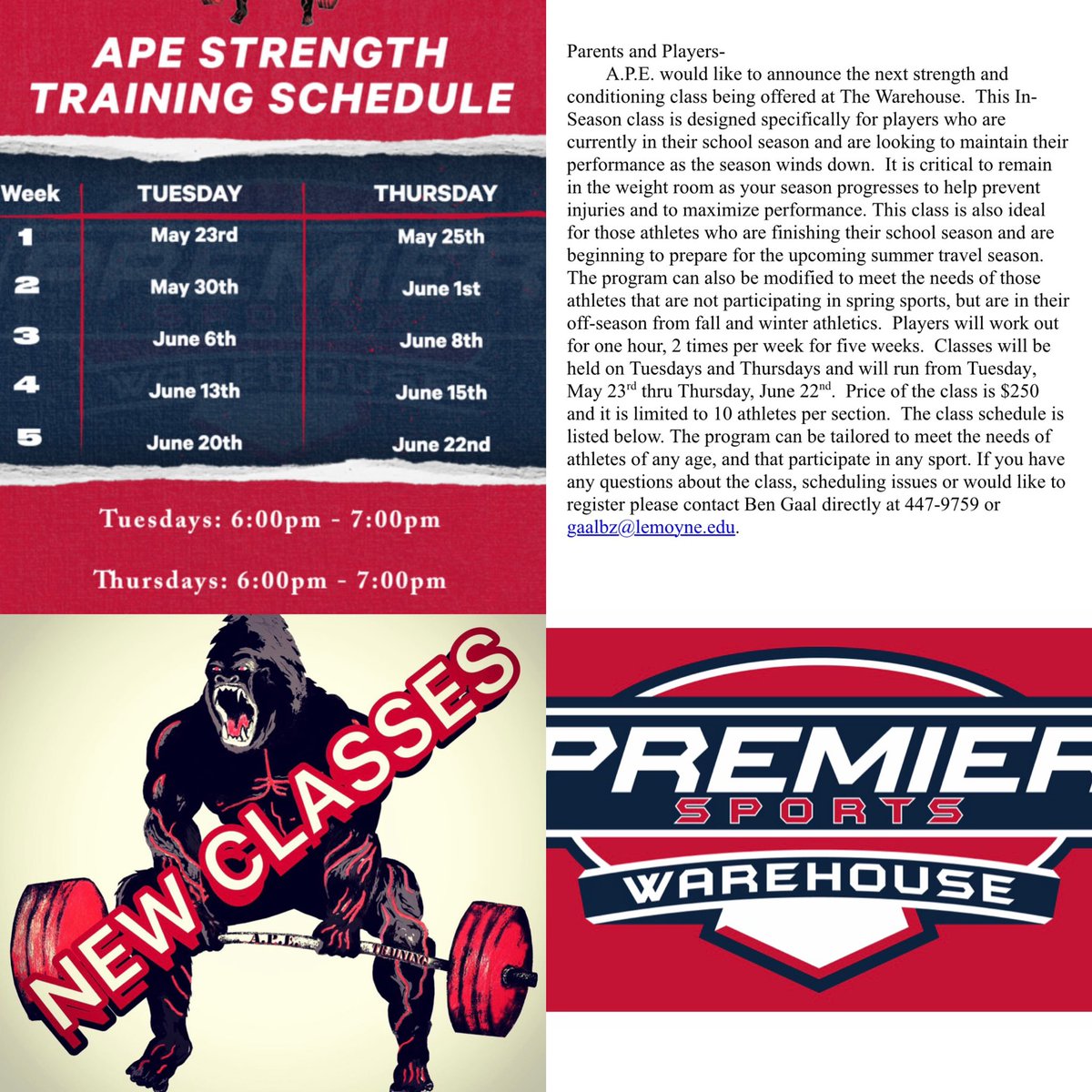 Premier Sports Warehouse tweet media