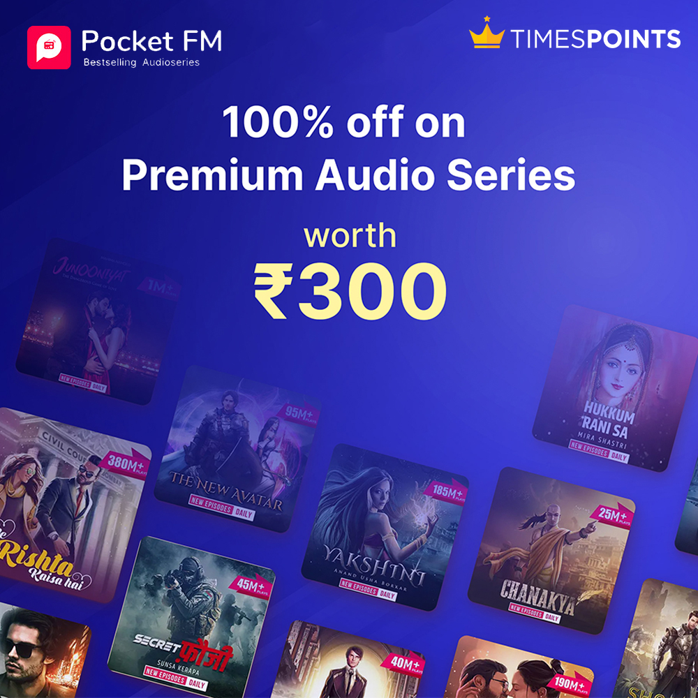 Unlock the magic of premium audio for FREE on Pocket FM! Immerse yourself in captivating stories and thrilling entertainment worth Rs.300 with your TimesPoints! Don't miss out on this limited-time offer. Download Pocket FM now!
Visit Here : bit.ly/3OhJwTK
<a href="/PocketFM_App/">Pocket FM</a>