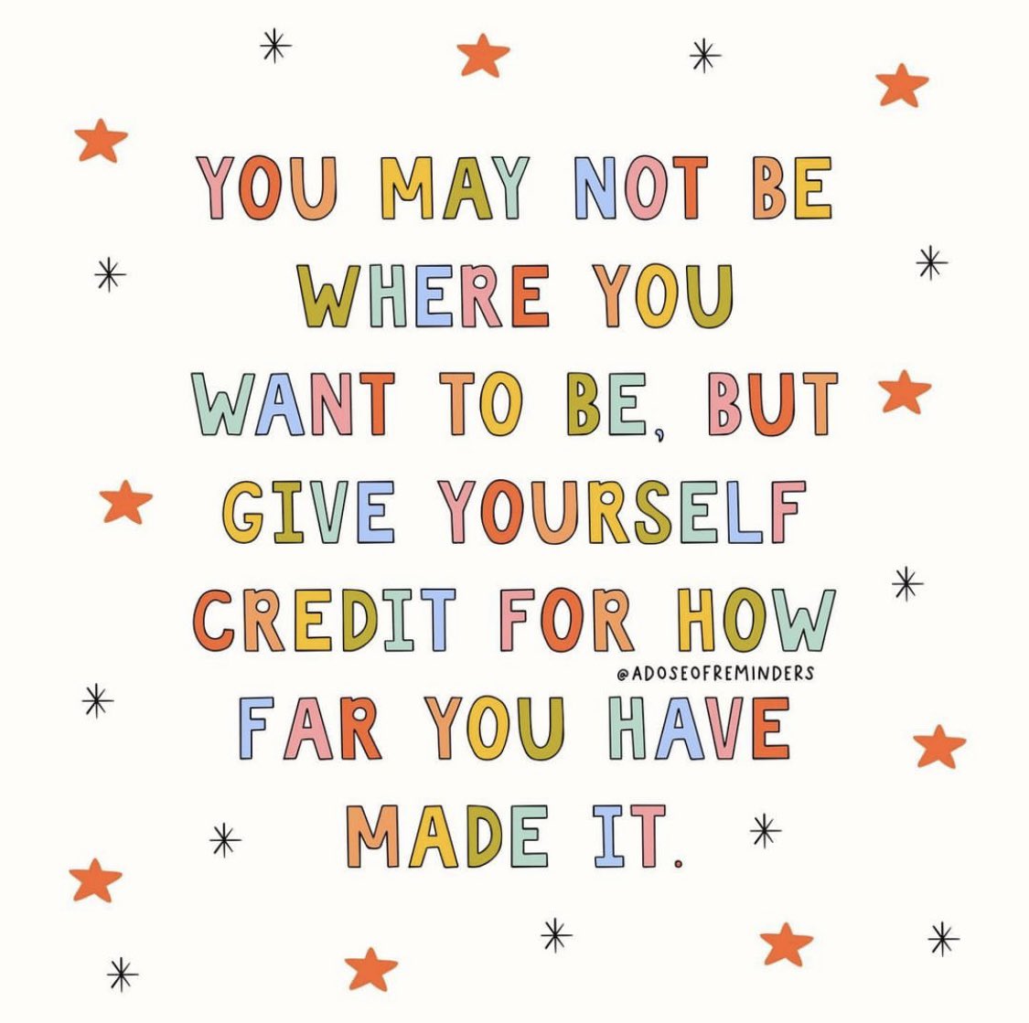 NAMI_SWI's tweet photo. You’ve got to give yourself credit for the small and big accomplishments, steps, milestones, etc. Recovery isn’t easy. Advocacy isn’t easy. Every single stride counts. https://t.co/cBbjy01YzH