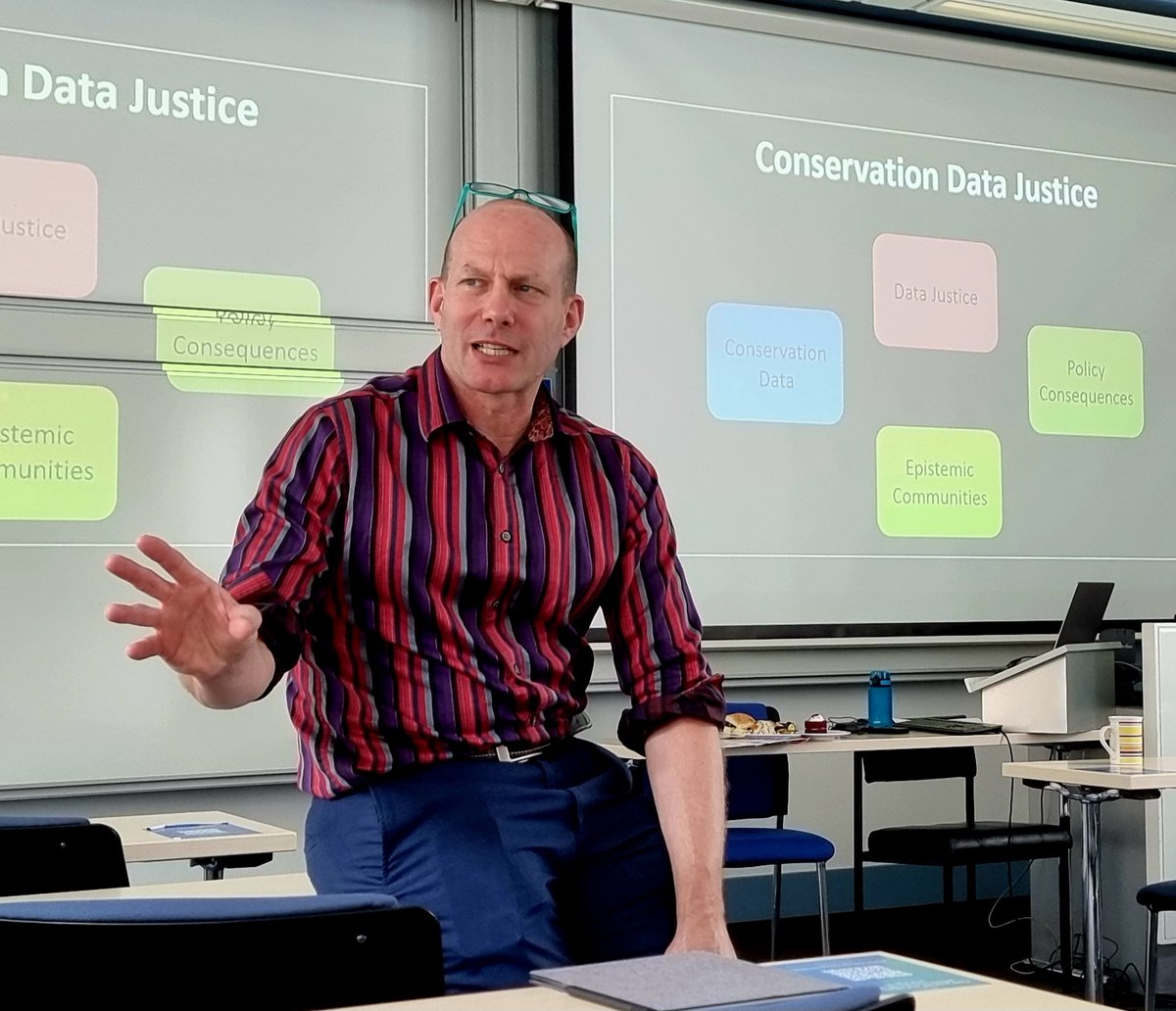Data4JusticeStA's tweet image. Thought-provoking talk on #Conservation #DataJustice by @danbrockington at @univofstandrews for @StAndrewsSGSD. Thanks to @JessCHope &amp;amp; @DiplomaticIfe for organising!