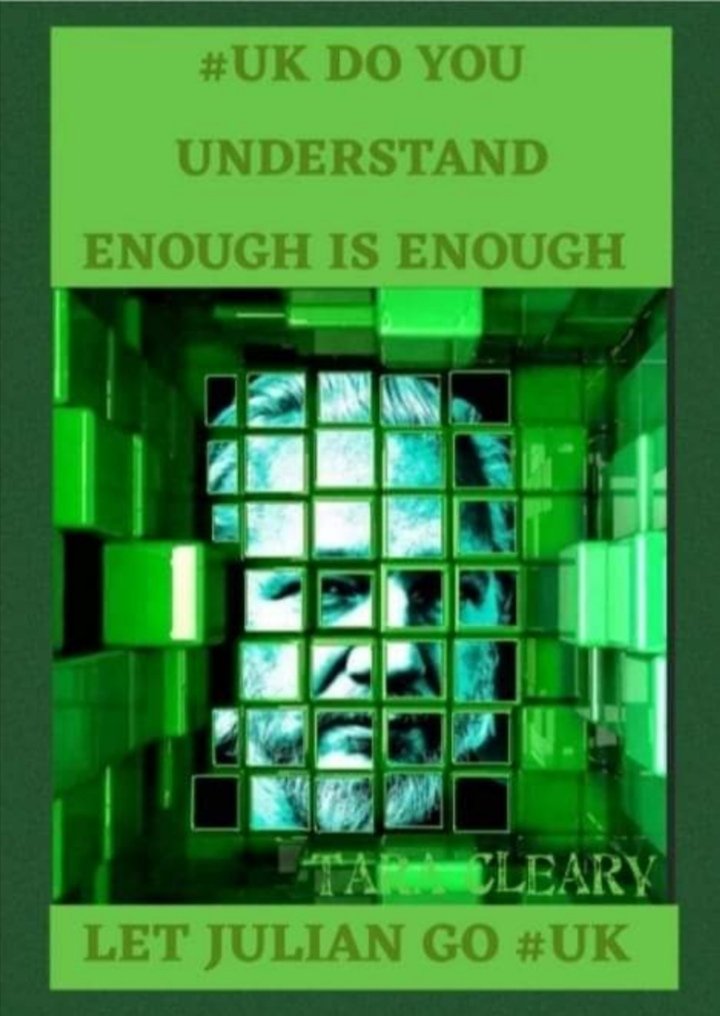 TaraCleary13's tweet photo. #UKLETJULIANGO
#FreeJulianAssangeNOW
#WEAREALLJULIANASSANGE
#WETHEPEOPLEDEMANDFREEDOMFORTHISINNOCENTGENTLESOUL
#ENOUGHISENOUGH
#LETJULIANGO
#NOMORE
#UKYOUMUSTLETJULIANGO
#DONTBEAMERICASBITCH
#NOSTINKINGUSSEXTRADITION
#UKSHAME
#USSHAME
#SHAMEONYOUAUSTRALIA https://t.co/r0uTVqTh7l