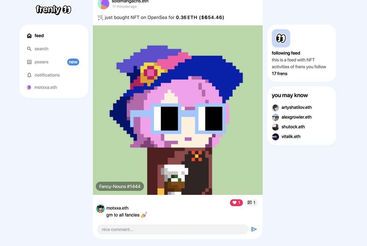 0xfrenly's tweet photo. been chekin' new release and..
.. learned some alpha as it always happens😅

@fancynouns with fancy wizard-girl out here🎩🧙‍♀️ https://t.co/Gc3eilU0H9