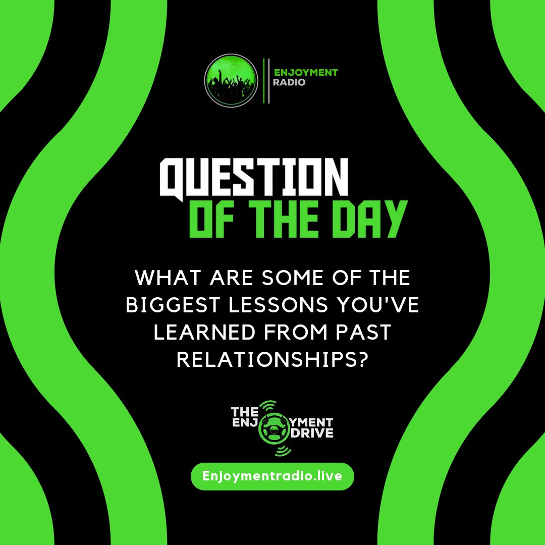 If it doesn’t end the way we wanted, surely there are lessons to be learnt. Share your experiences with us on enjoymentradio.live at exactly 4:00pm with our beautiful host @ryaanakwa. #enjoymentdrive #enjoymentradio