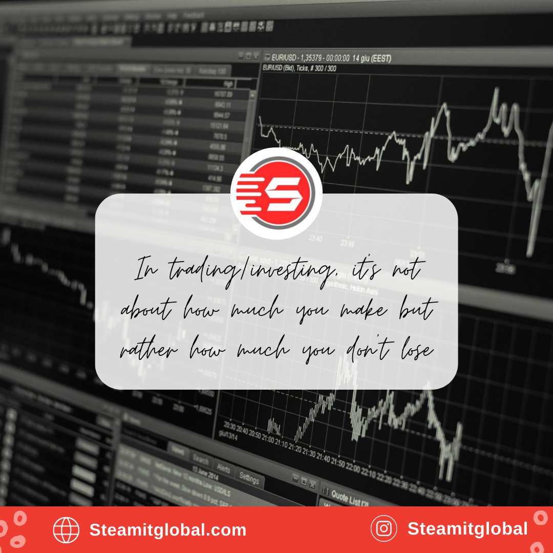 steamitglobal's tweet photo. "In trading/investing, it's not about how much you make but rather how much you don't lose."
..
👉🏻For more visit the website: https://t.co/fdY2Pqf3qt
---
•
#motivation #motivationalquotes #motivationquote
#motivation101 #motivational #motivationoftheday
#arbitragecryptocurrency https://t.co/UKeIMMJVO3