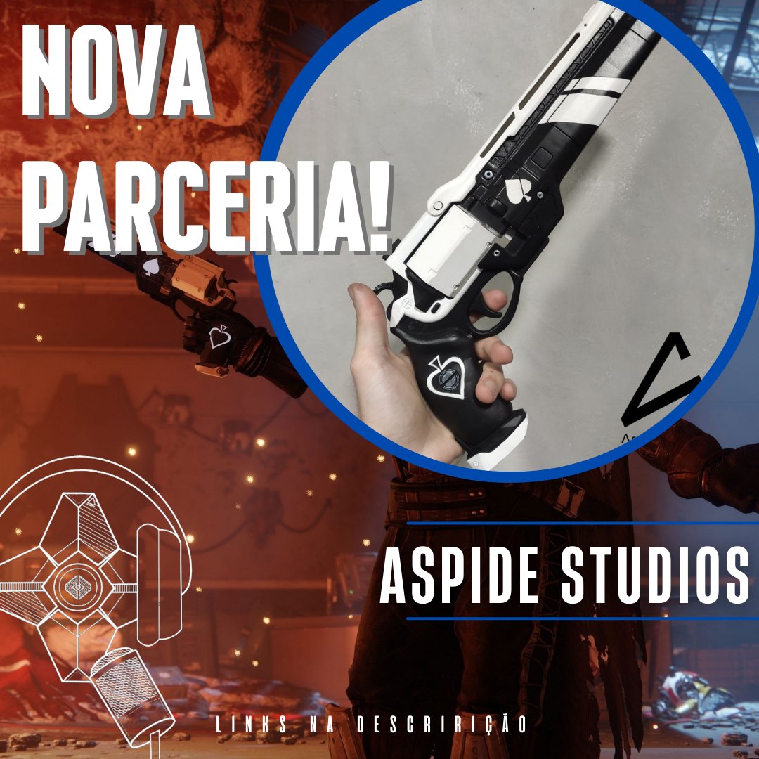 Nerfcast_'s tweet photo. Fã de Destiny, atenção! 

O NerfCast e a Aspide Studios estão com uma parceria imperdível! Réplicas incríveis de itens do jogo com os melhores valores do mercado! Acesse o Instagram da Aspide e confira! #Destiny #NerfCast #AspideStudios

https://t.co/Vz6elNEs8m https://t.co/tpvfS1zxrd