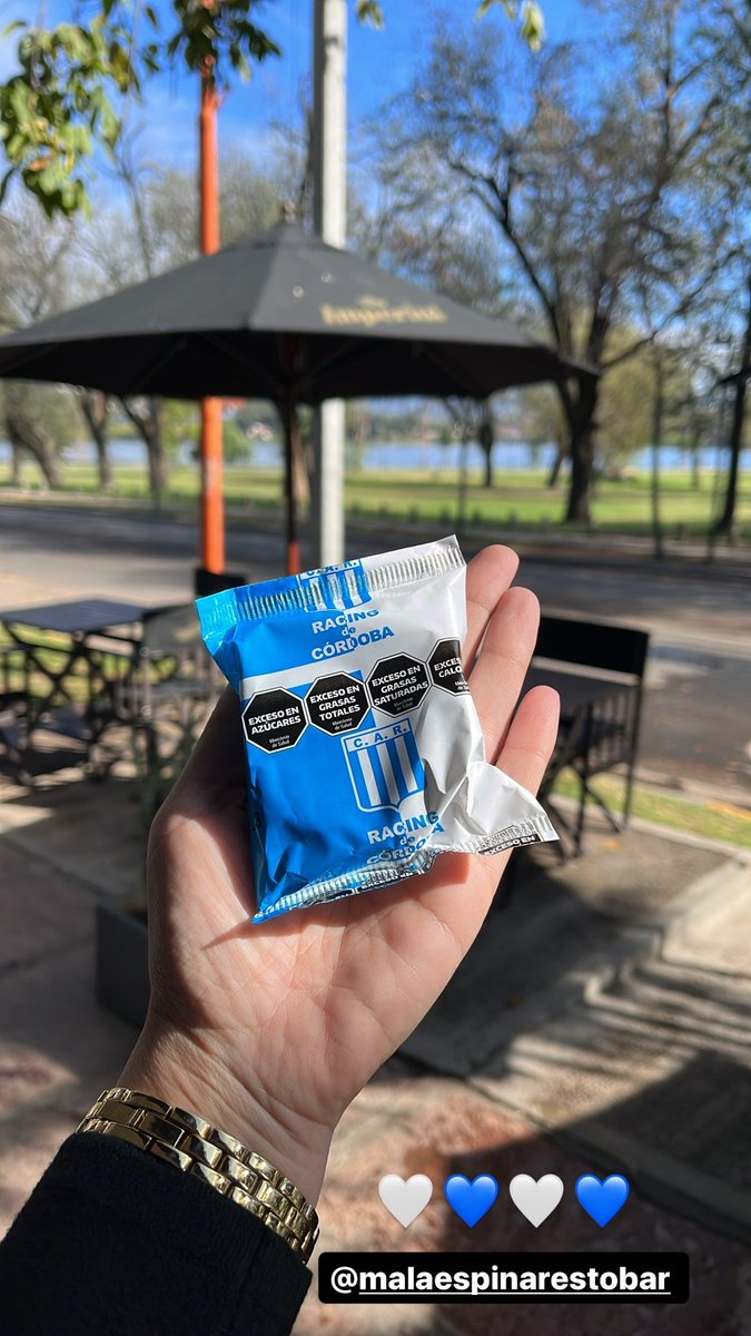 DAME EL MEJOR ALFAJOR DE CORDOBA <a href="/ClubARacing/">Club Atlético Racing</a> 💙🤍💙