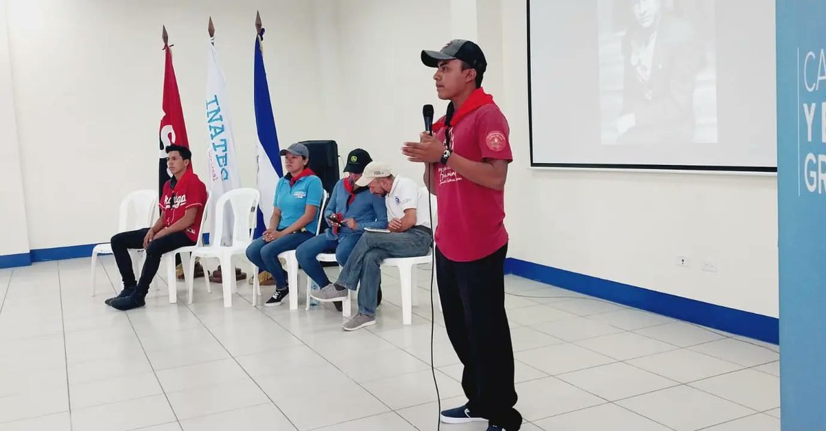 LaLuchaSigue79's tweet photo. #Nicaragua | La Juventud Sandinista del departamento de #Jinotega, realizó congreso en el Centro Tecnologico  Héroes y Mártires Asturias, conmemorando https://t.co/ube19rNWL3