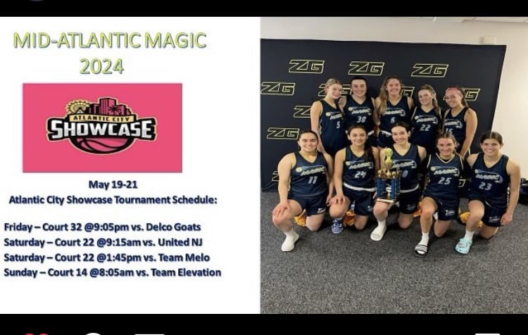 Come watch my team and I play this weekend in Atlantic City in the Atlantic City Showcase! <a href="/MagicAAU/">MA Magic AAU</a>