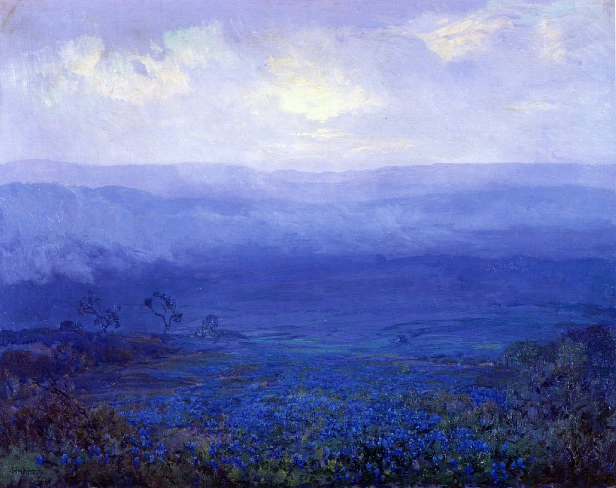 Robert Julian #ONDERDONK, 'BLUEBONNETS IN TEXAS' 1912 #art #arttwit #twitart #iloveart #JulianOnderdonk #artlover #ArtLovers