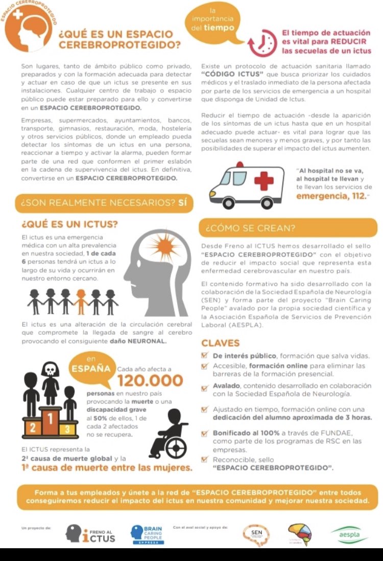 SIE_Redeia's tweet photo. Conoces el código Ictus? 
Esta información te puede salvar la vida🧐⬇️
#frenoalictus 

https://t.co/vhaNp92Dob https://t.co/L3jBwG86jY