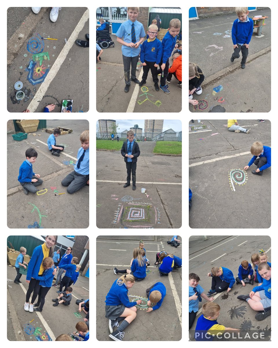 Inspired by the artist Andy Goldsworthy, we decided to create some outdoor temporary art using materials from the playground. I think we have some budding artists. <a href="/MissMcCallumMPS/">Miss McCallum</a> <a href="/MrsMeekMPS/">Mrs Meek</a>