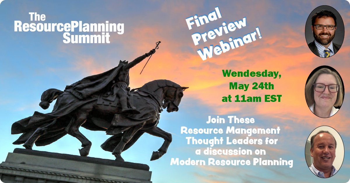 RPSummit's tweet photo. This preview series has gone very well. Join us one more time ahead of the live event with 3 forward thinking Resource Management Leaders. Register here: https://t.co/neJWo4djFz #RPS2023 https://t.co/G7V9WQybdj
