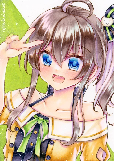 #夏色まつり #祭絵 #コピック