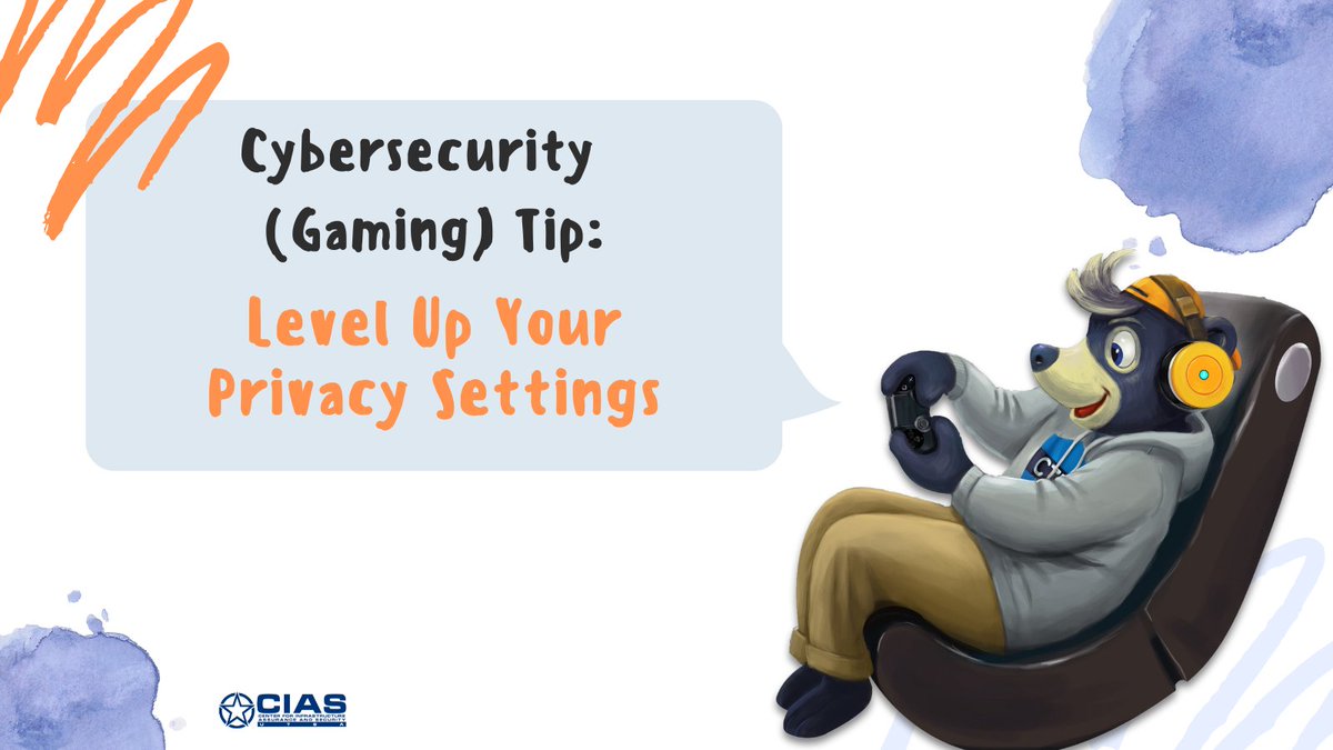 Hey, gamers!🎮Here's a #cybersecurity (gaming) tip: remember to level up your privacy settings! Adjust your privacy settings to control who can interact with you in the game. Limit communication to friends or approved players - and avoid public chats. #cybersecuritytips #gaming