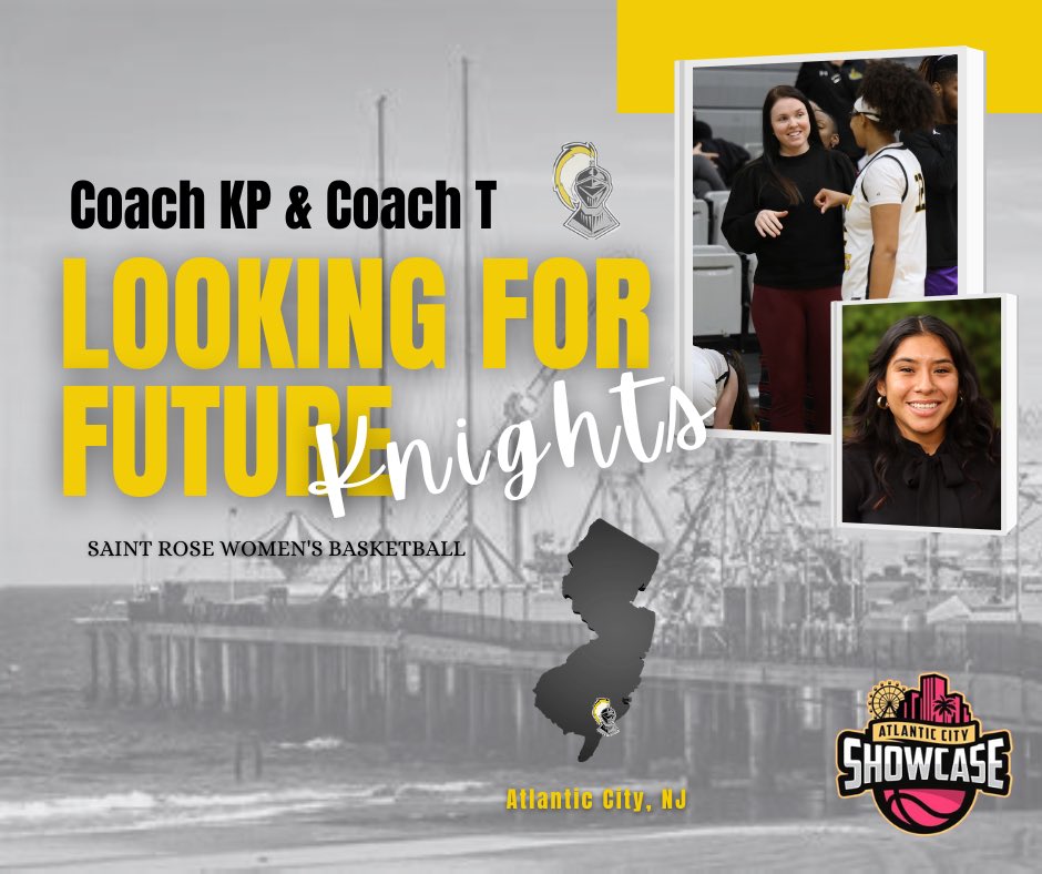 saintrosewbb's tweet photo. Excited to get 𝙗𝙖𝙘𝙠 𝙤𝙣 𝙩𝙝𝙚 𝙧𝙤𝙖𝙙 this weekend at the Atlantic City Showcase! 🎡

Good luck to all teams competing, we can’t wait to see our Future Golden Knights! ⚔️

#gogoldenknights https://t.co/DuccDIKqja