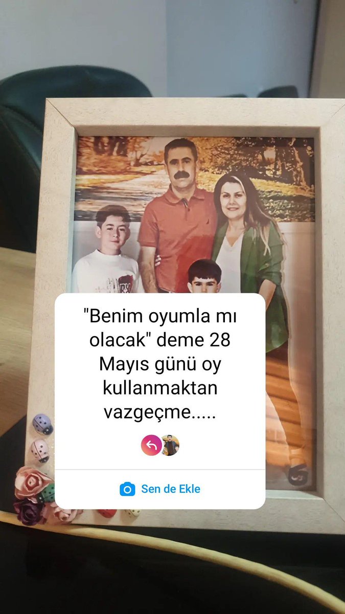 "Benim oyumla mı olacak" demeyin