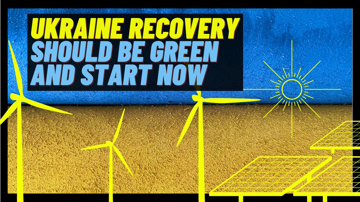 📢G7 nations: Ukraine’s green reconstruction cannot wait. Financial support to local communities is needed now !
⛔️No to sticking-plaster solutions
✅Yes to truly resilient recovery #Ukraine
#UkraineReconstruction
@vonderleyen
@TimmermansEU
@KadriSimson