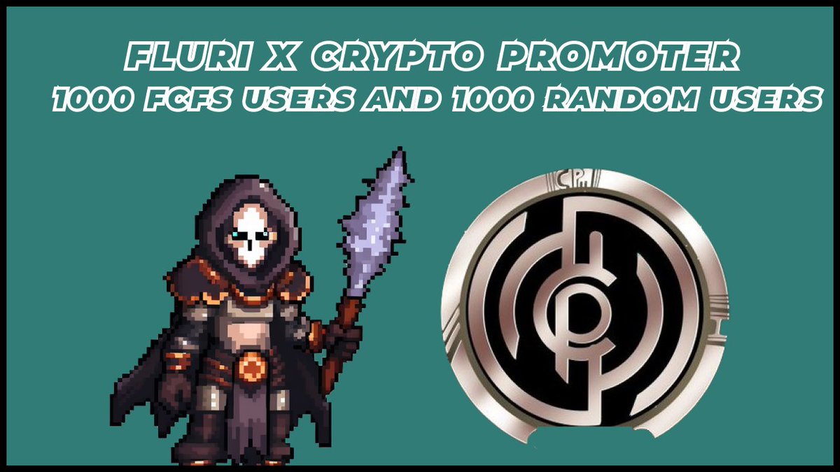 CryptoPromots's tweet photo. 📣 Fluri Sui MEME X Crypto Promoter Massive #Giveaway

🎁 Total Airdrop Pool 250,000,000 $FLURI

To Enter:
✅ Follow @CryptoPromots &amp; @SuiFluri
✅ Like &amp; RT Tag 3 Friends 
✅ Finish tasks
https://t.co/NU4W0eOdyi

#Airdrop #Crypto #AirdropCrypto #airdrops https://t.co/EgO9ynwI3b