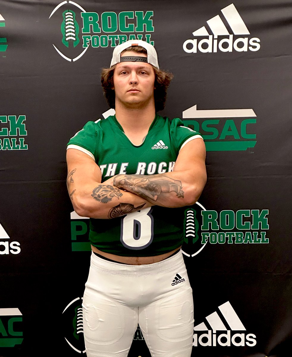 jakebakerrr's tweet photo. After a great visit, I’m grateful to receive an offer to play at THE ROCK! #relentless @lutzsru @CoachBaderSRU https://t.co/tKIxRPt2xa