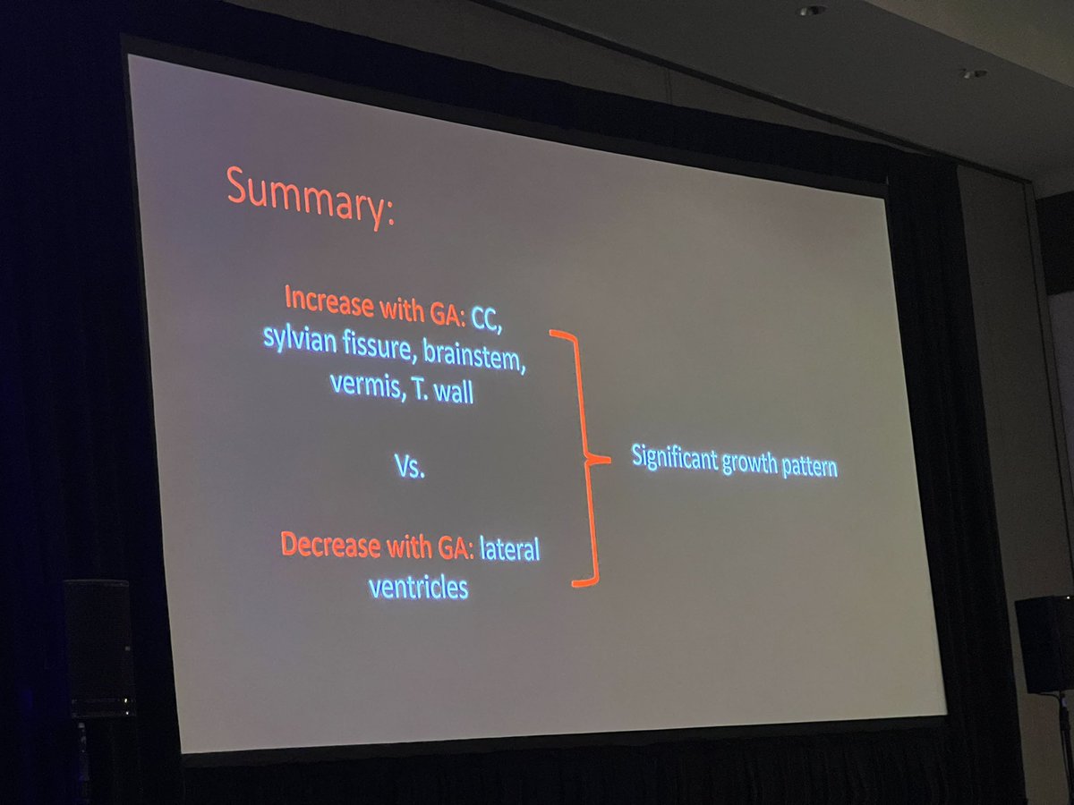 Dr <a href="/CortesAlbornoz_/">María Camila Cortés Albornoz</a> presenting her research on what is the normal growth pattern of the fetal brain in the early 2nd trimester as revealed with #fetalMRI. #pedineurorad #pedsrad #SPR2023