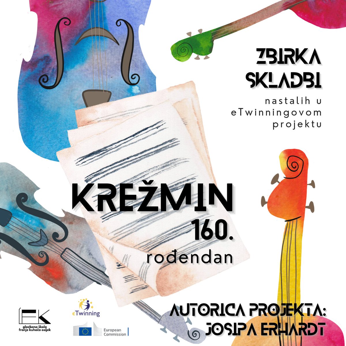 Završna projektna svečanost održat će se putem projektnog YT kanala 25.05. s početkom u 12 sati. Vidimo se!🌻🎻🎩📸 Za sve zainteresirane izradili smo e pozivnicu⤵️ createcards.io/ecard/9508e9fb…
 #eTwinning #project #violin #Krežma #musicheritage 
#canvaedu #createcards