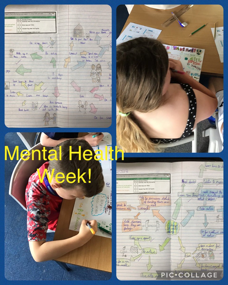 This week, it is #MentalHealthAwarenessWeek and Year 4 @PDCSPrimary have explored the #5WaysToWellbeing. Then, we have presented all of our ideas in a style of our choice! #HealthyConfidentIndividuals